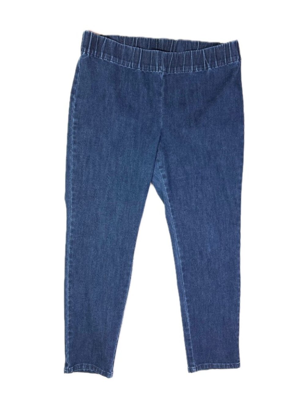 Soft Surroundings Size PL Pull-On Metro Denim Legging Pants Blue 34848